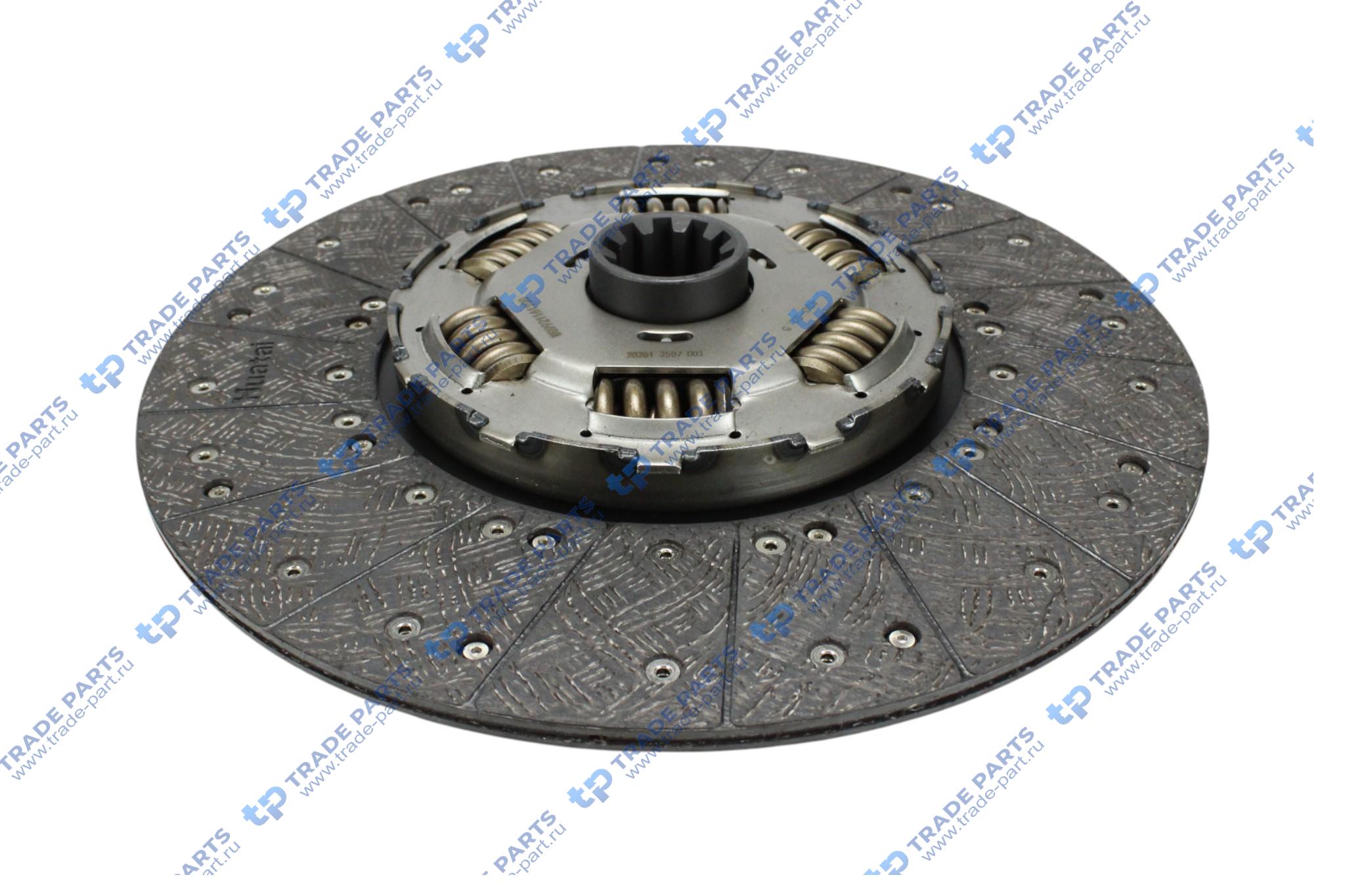 Реальная фотография диск сцепления d=430 втулка d=52.5, z=10 t5g huatai