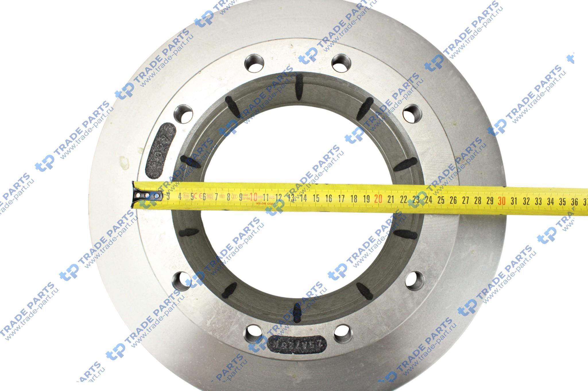 Реальная фотография диск тормозной 430/203x45/131 n10-235-m16x1.5 omn neoplan/evoomn пр-во турция