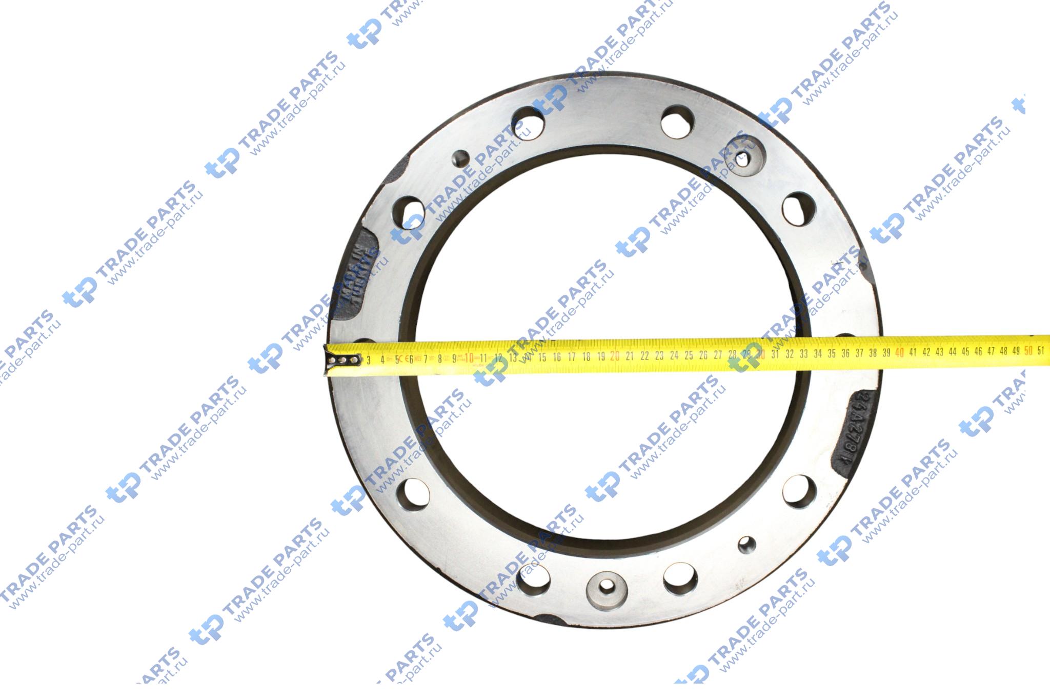Реальная фотография барабан тормозной 410x200/210 h=258 d=285/335 n10x23 задний iveco eurotech 190e34/38/42 пр-во турция