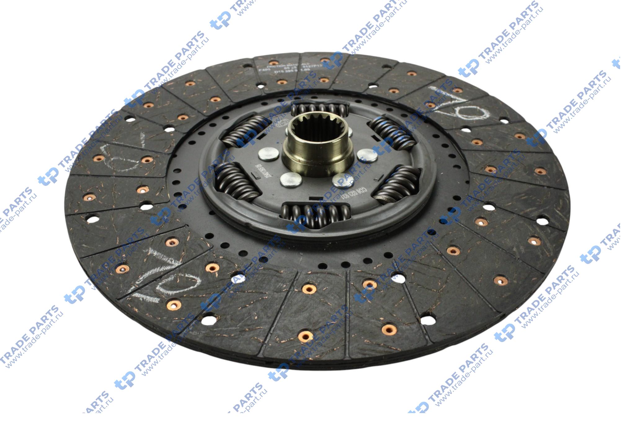 Реальная фотография диск сцепления mb om906la 230 hp. g131 395 mm.