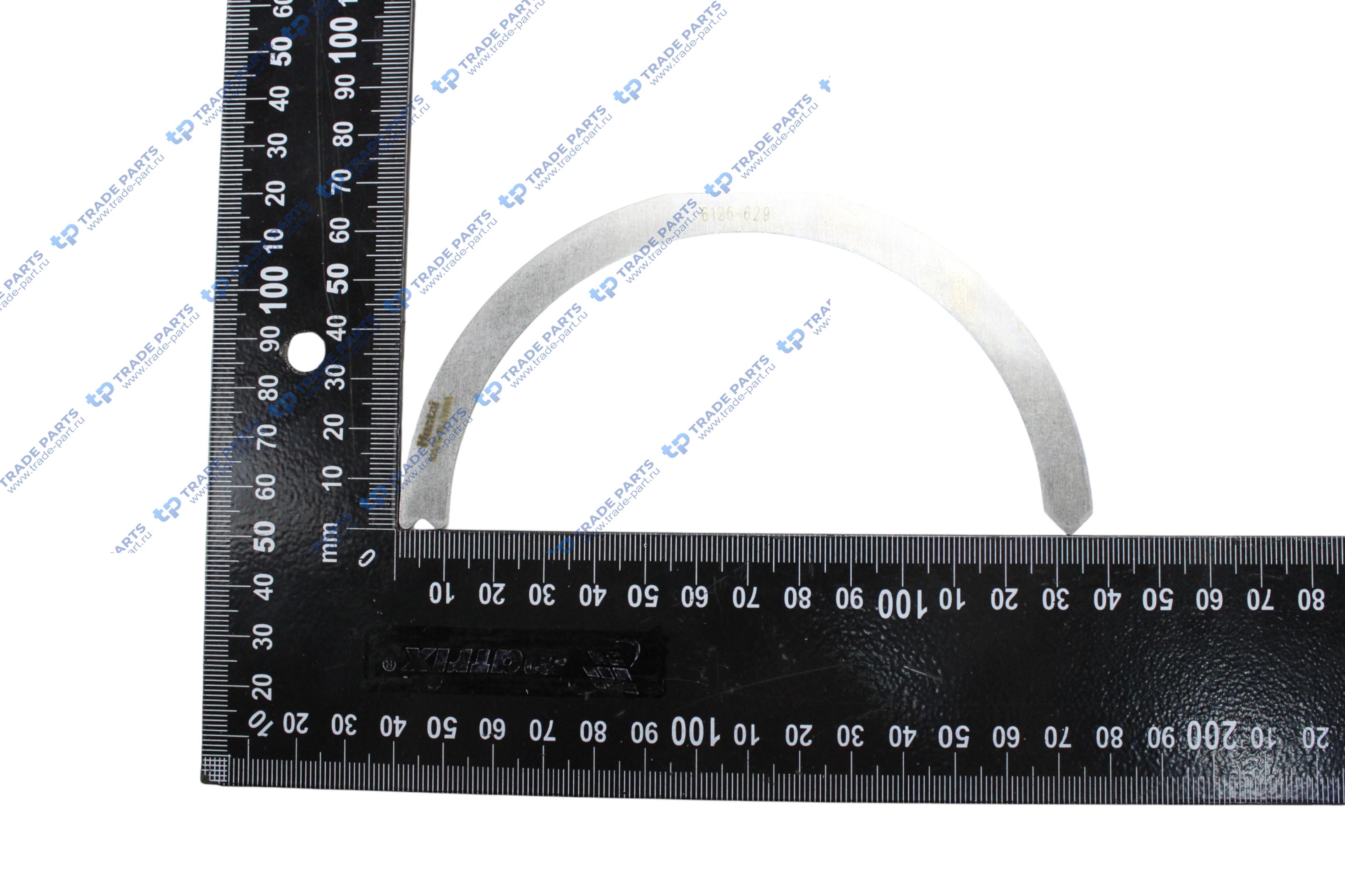 Реальная фотография полукольца коленвала d12  vg1246010036 huatai