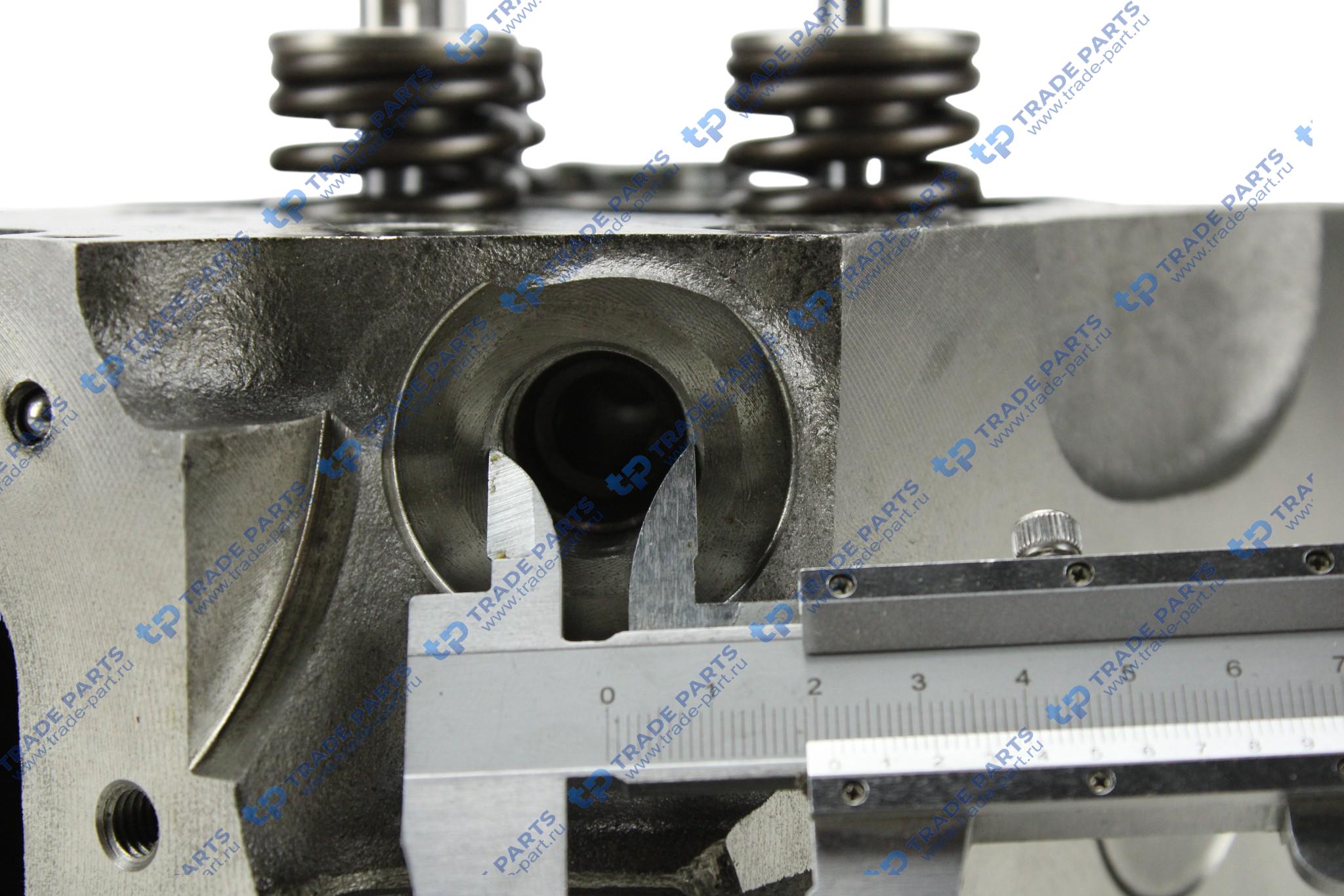 Реальная фотография головка блока (с клапанами) mb om 501/502 la