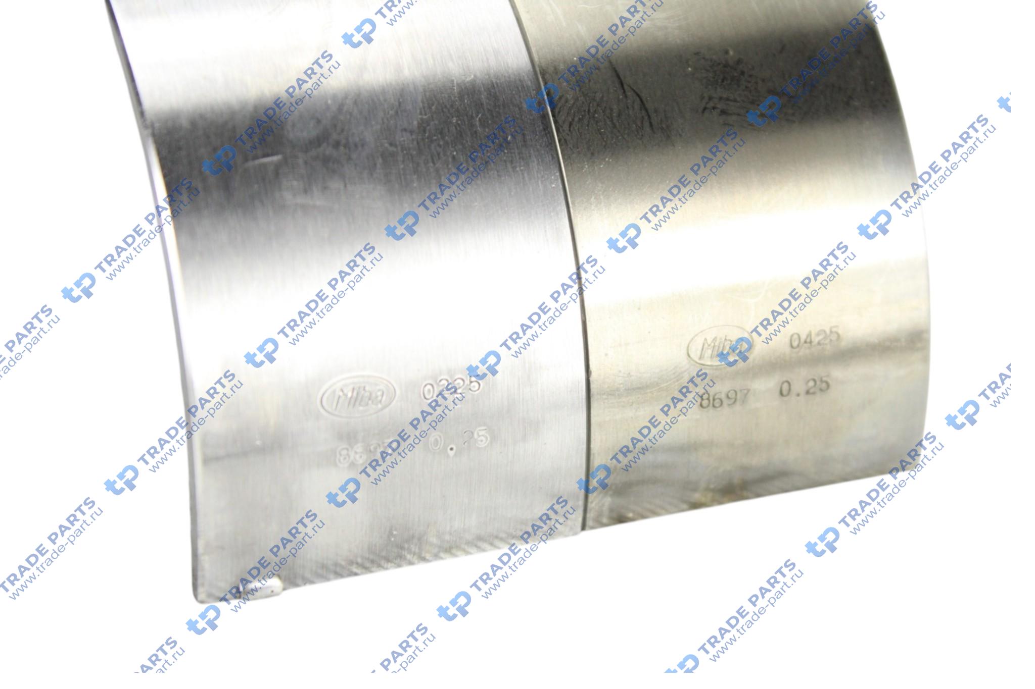 Реальная фотография вкладыши шатунные 0,25 на 1 шейку mb om 472/473