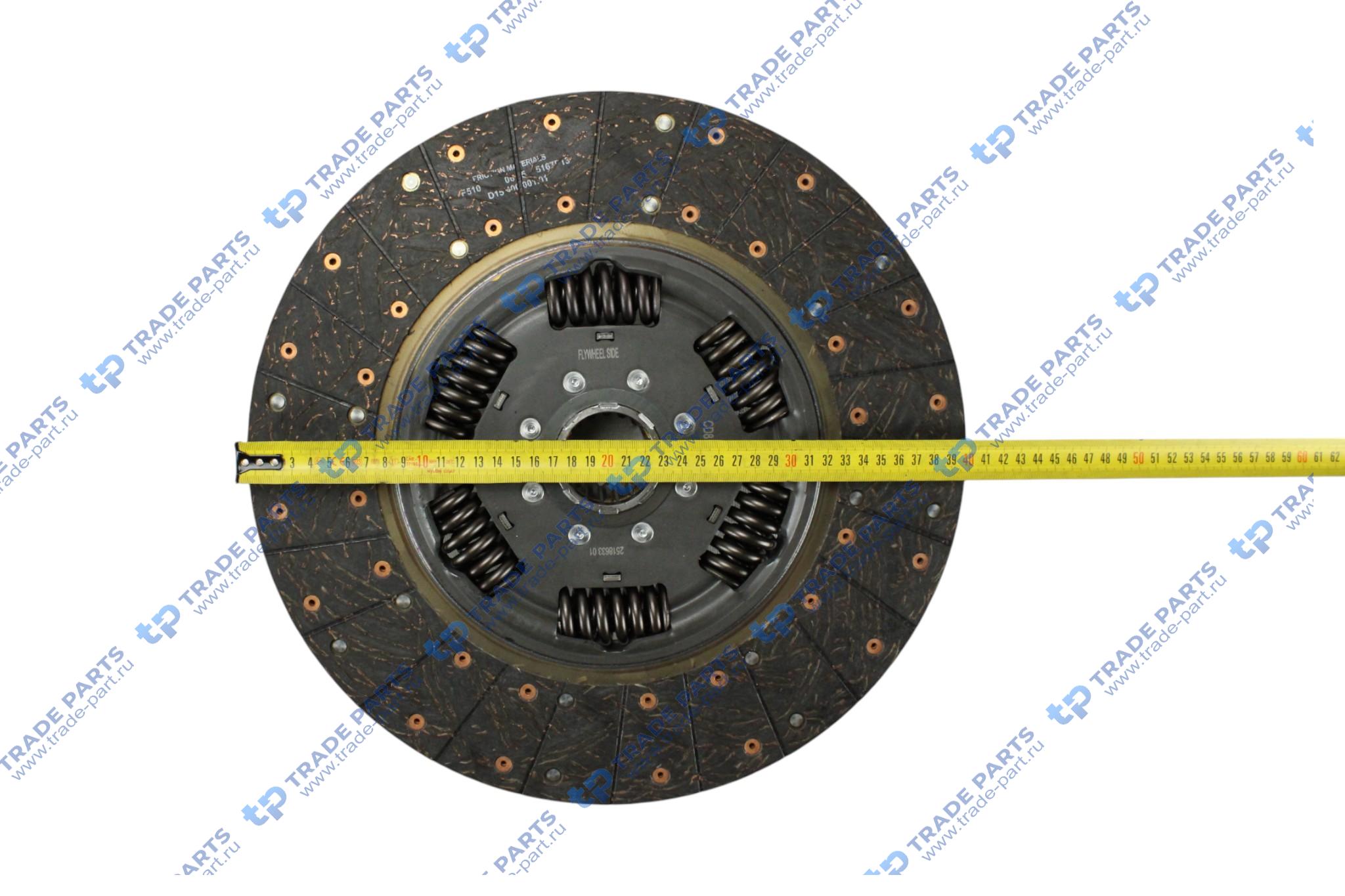 Реальная фотография комплект сцепления om471 g230-16 manuel double clutch mercedes arocs (euro 6) 3342,4142,4145