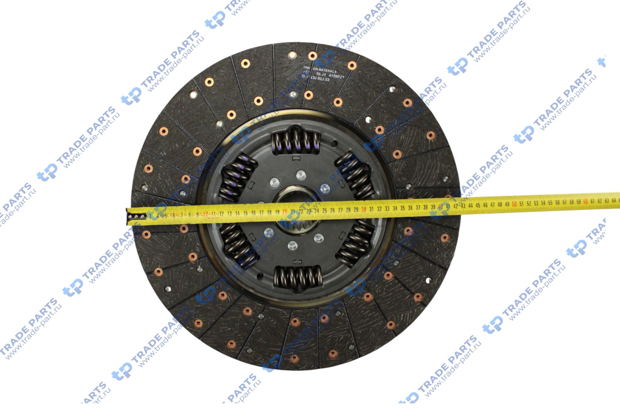 Реальная фотография комплект сцепления mb om471 g230-16 430 mm. special design