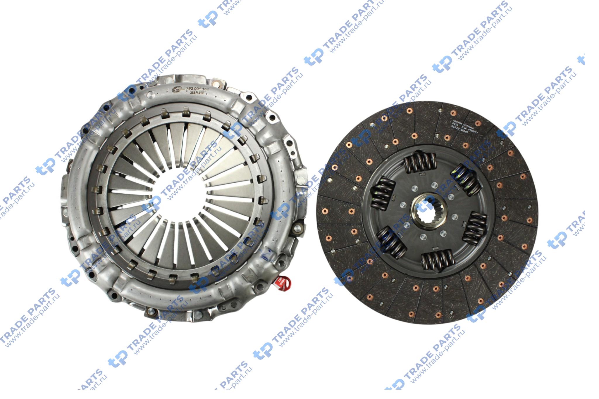 Реальная фотография комплект сцепления mb om471 g211-12 430 mm. adjustable kit