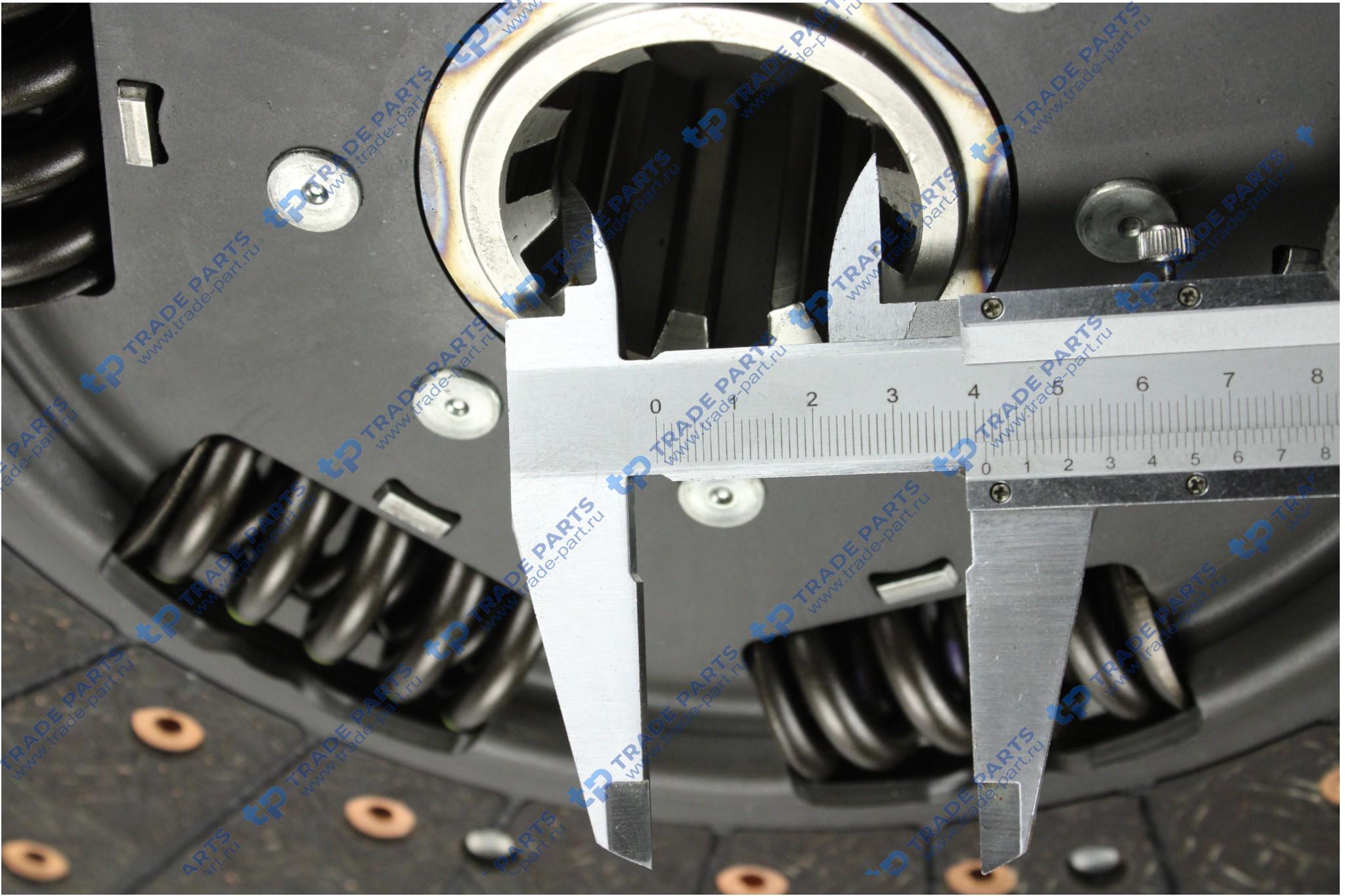 Реальная фотография комплект сцепления без выжимного man tgs tgx (euro 6) d2676lf zf traxon 12tx 2620td 430 mm.