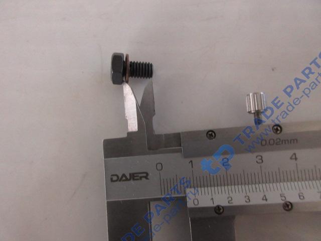 Реальная фотография болт-штуцер трубки подачи топлива m6*1.00*10 качество о