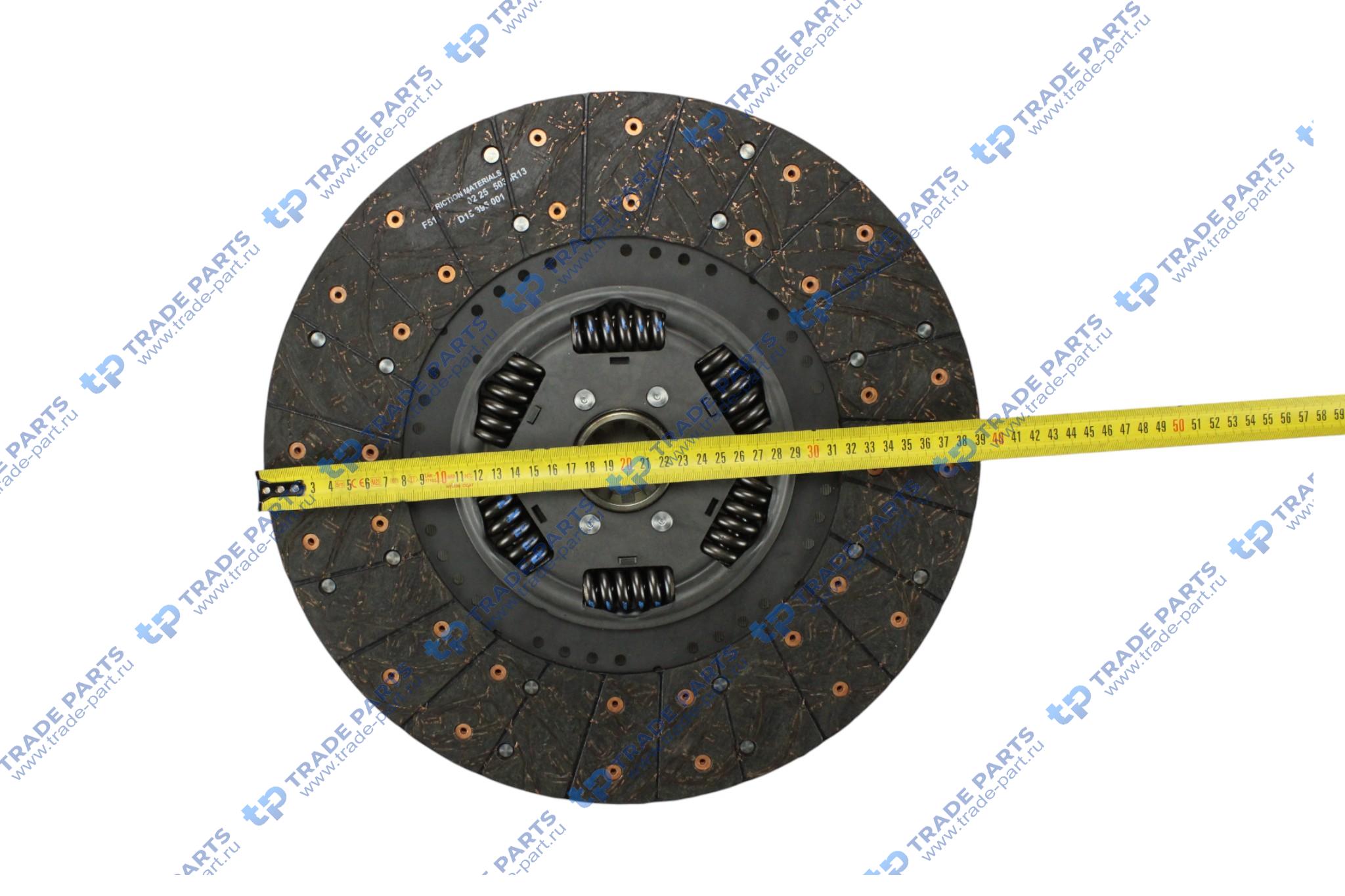 Реальная фотография комплект сцепления 395 mm z=10 rvi midlum premium 2, volvo fe