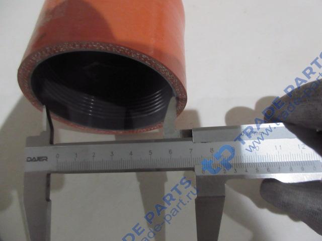 Реальная фотография патрубок радиатора d=60-75 l=200 нижний shacman x6000 качество о