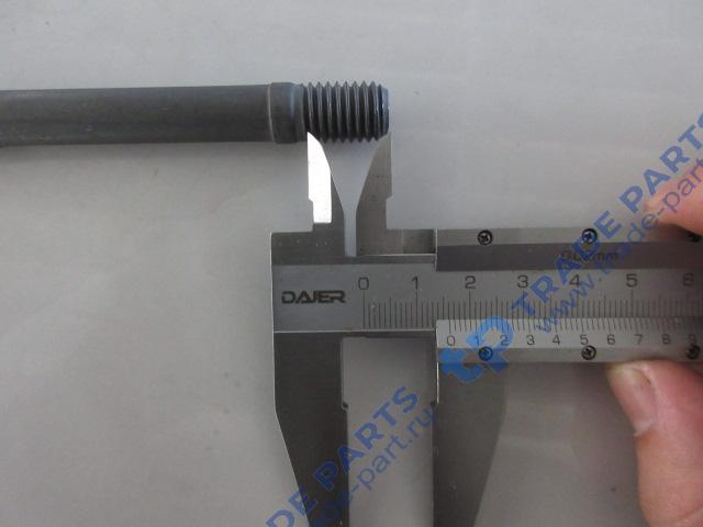 Реальная фотография болт-шпилька головки блока гбц с гайкой (l=200 m12) vg1500010185, 61500010185, vg1500010215, 4110001