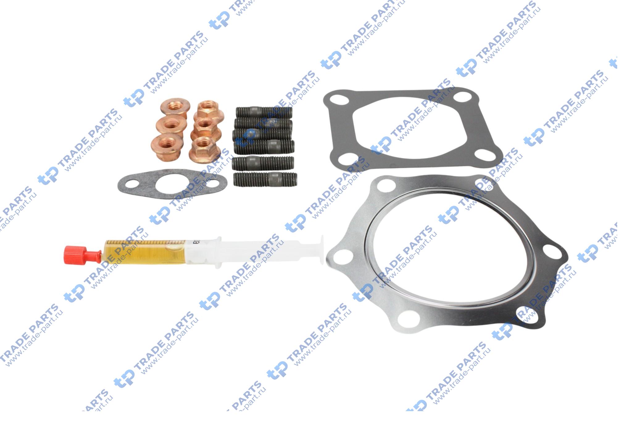 Реальная фотография комплект установочный турбокомпрессора (прокладки,шпильки,гайки,уплотнен) man d2066 lf 01/02/03/04