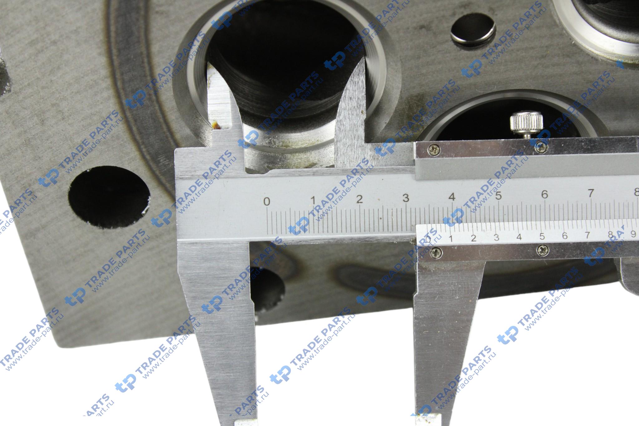 Реальная фотография головка блока (без клапанов) mb om 457/460 hla/la