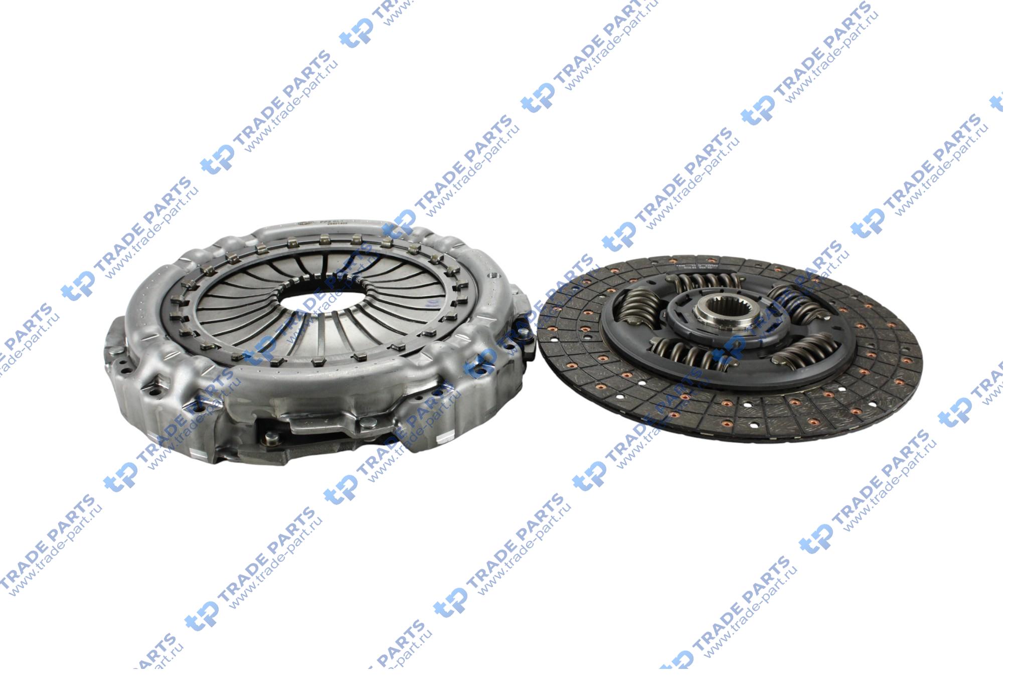 Реальная фотография комплект сцепления 430mm n24 (корзин+диск. без выжим) volvo fh16