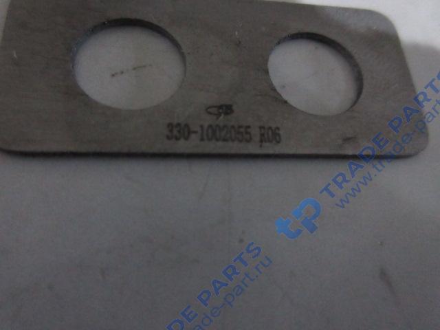 Реальная фотография пластина замочная паразитной шестерни 330-1002055