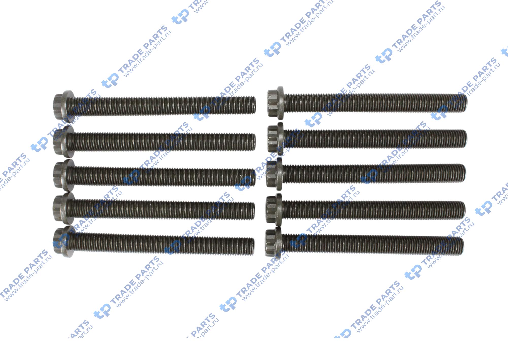 Реальная фотография комплект болтов 10шт. крепления головки mb om 904/924 la