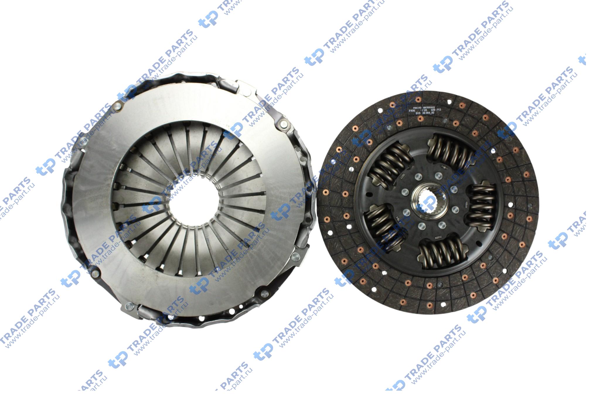 Реальная фотография комплект сцепления 430mm n24 (корзин+диск. без выжим) volvo fh16