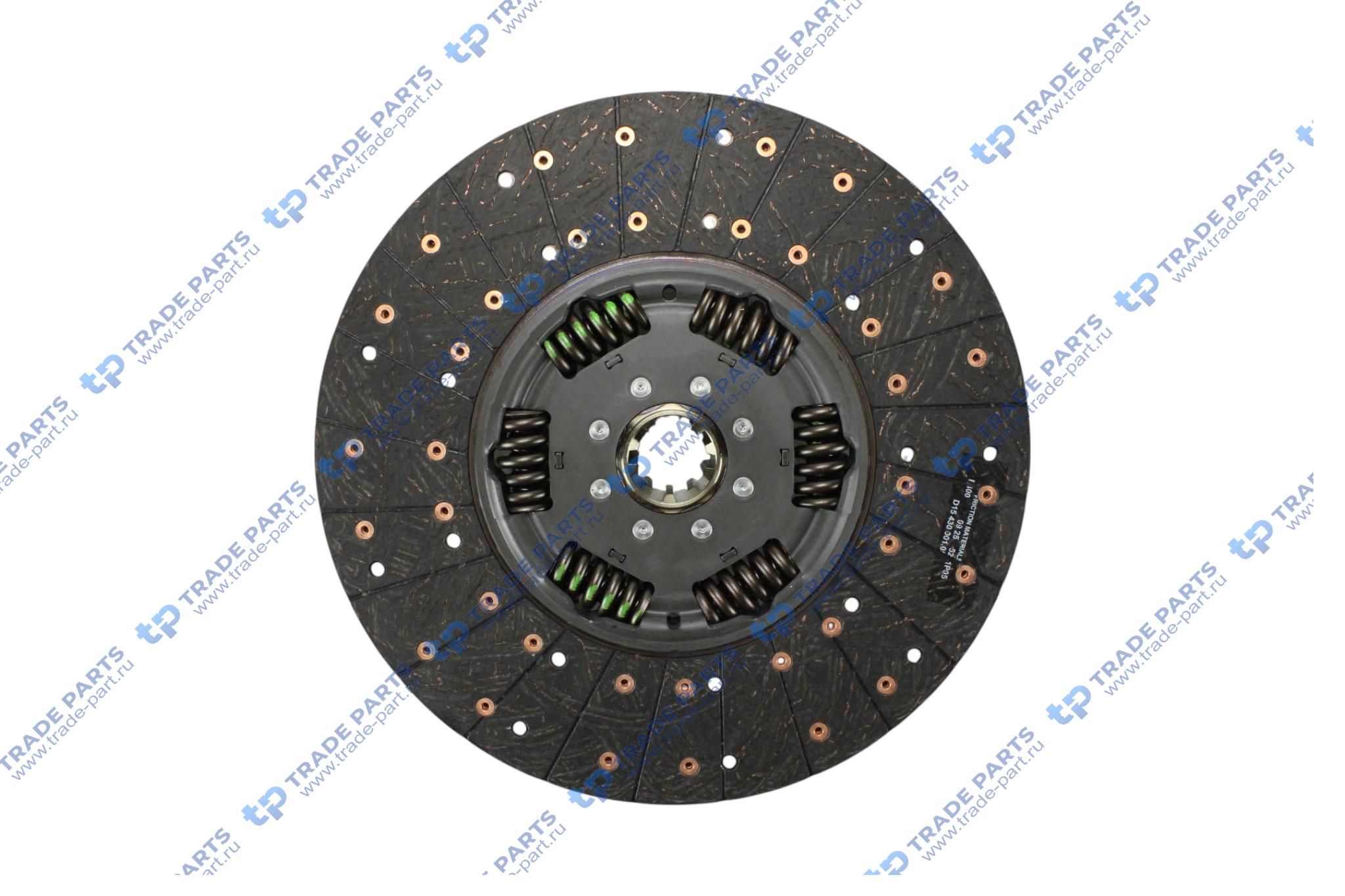 Реальная фотография комплект сцепления man tgs, tgx zf as-tronic amt 430 mm.