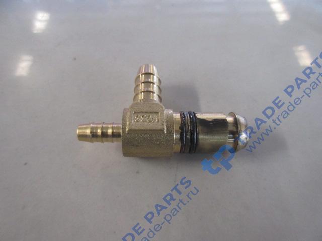 Реальная фотография штуцер т-образный тройник тормозной системы ng12/nw9/nw6 howo t5g, sitrak c7h