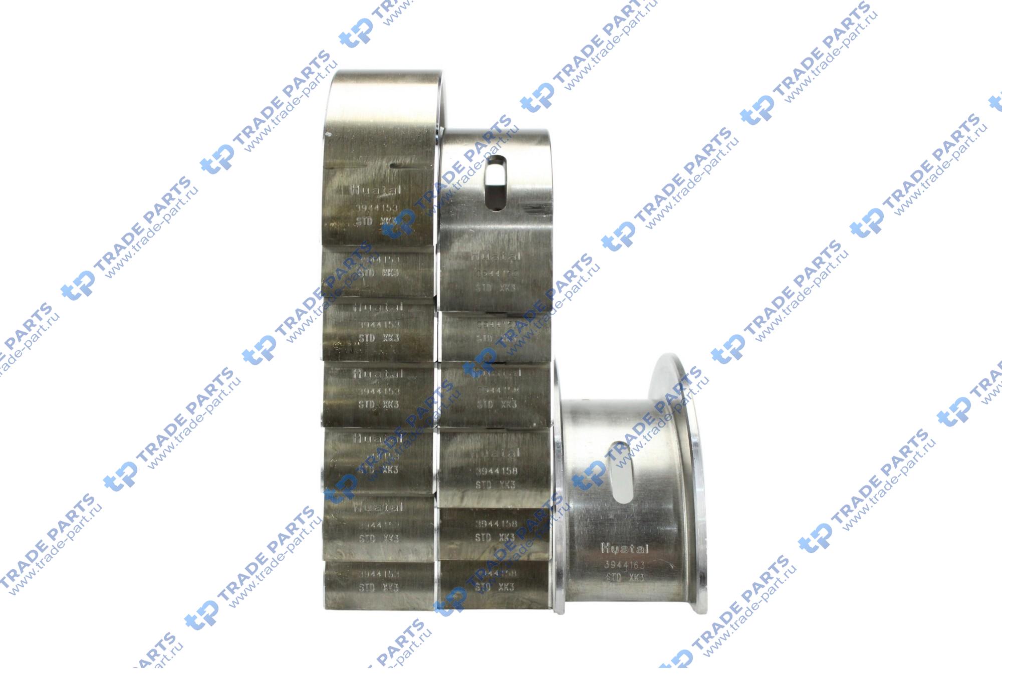 Вкладыш коренной STD (комплект 14 шт) 6CT  3944158/153/163 HUATAI