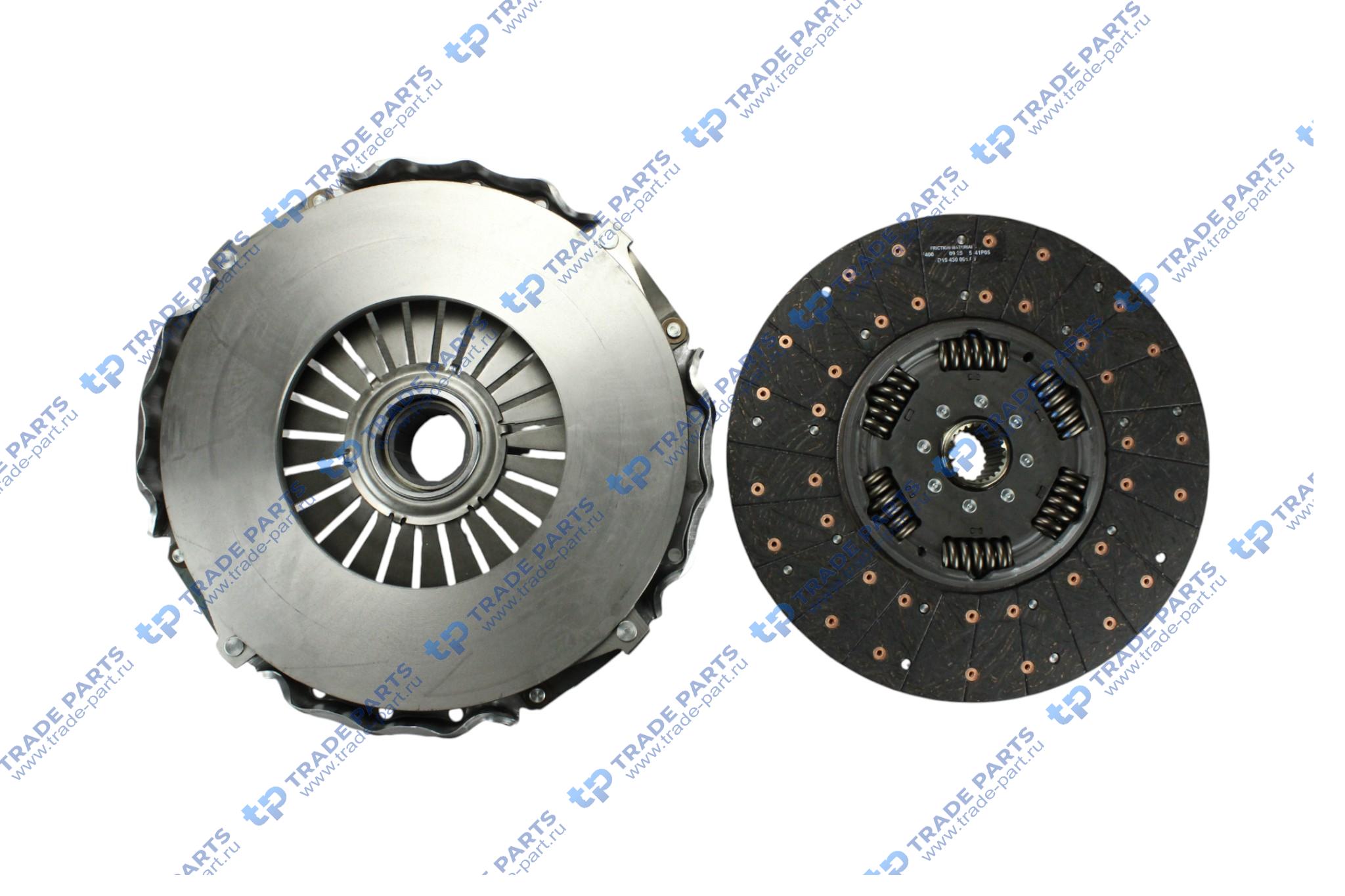 Реальная фотография комплект сцепления scania 3 series 430 mm.