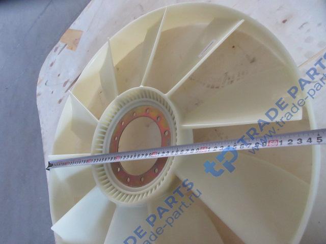 Реальная фотография крыльчатка вентилятора d=650 10 лопастей с ободом wp12 shaanxi