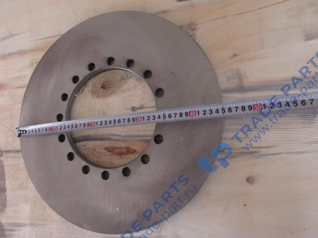 Реальная фотография диск тормозной 450 мм внутрений диаметр 195 мм 16 отверстий xcmg zl50g старого образца