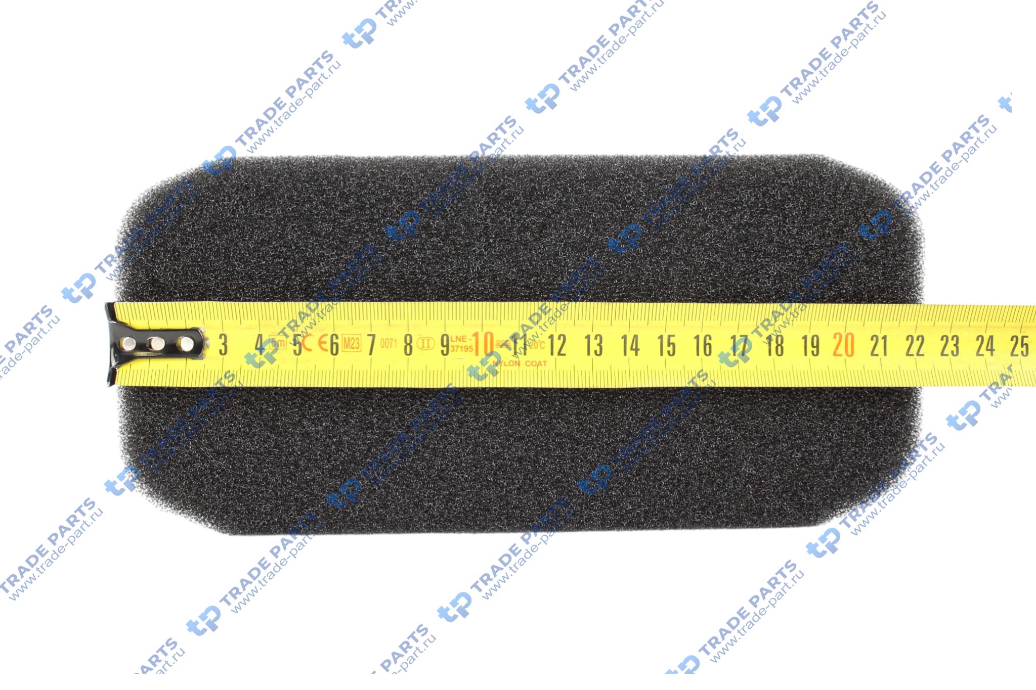 Реальная фотография фильтр воздушный кабины 228x105x20\ daf, rvi kerax