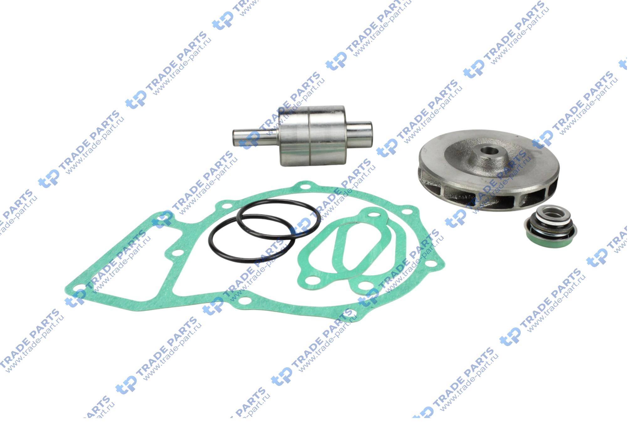 Реальная фотография ремкомплект водяного насоса (вал+крыльчатка+прокладки2+кольца упл2) mb om 501/502 la