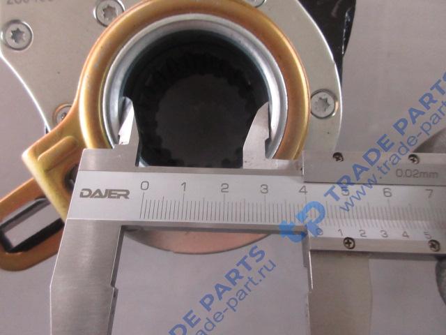 Реальная фотография трещетка тормозная задняя левая 19 шлицов shaanxi x3000