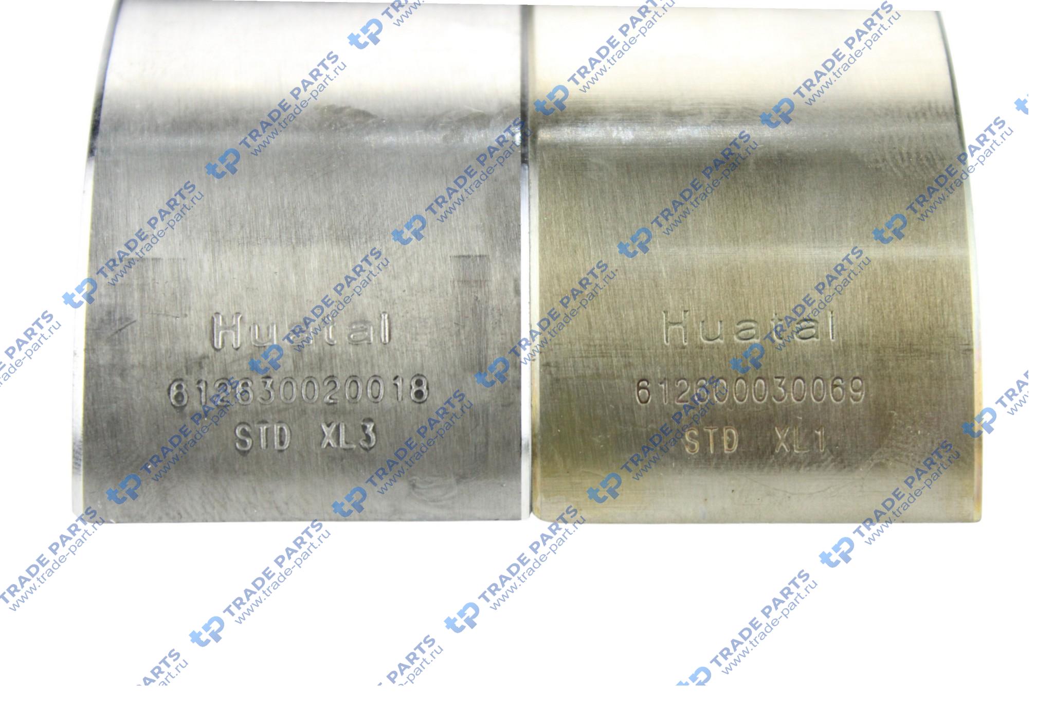 Реальная фотография вкладыши шатунные std (комплект 12 шт) wp12 x3000 612630020018 (graphene) huatai