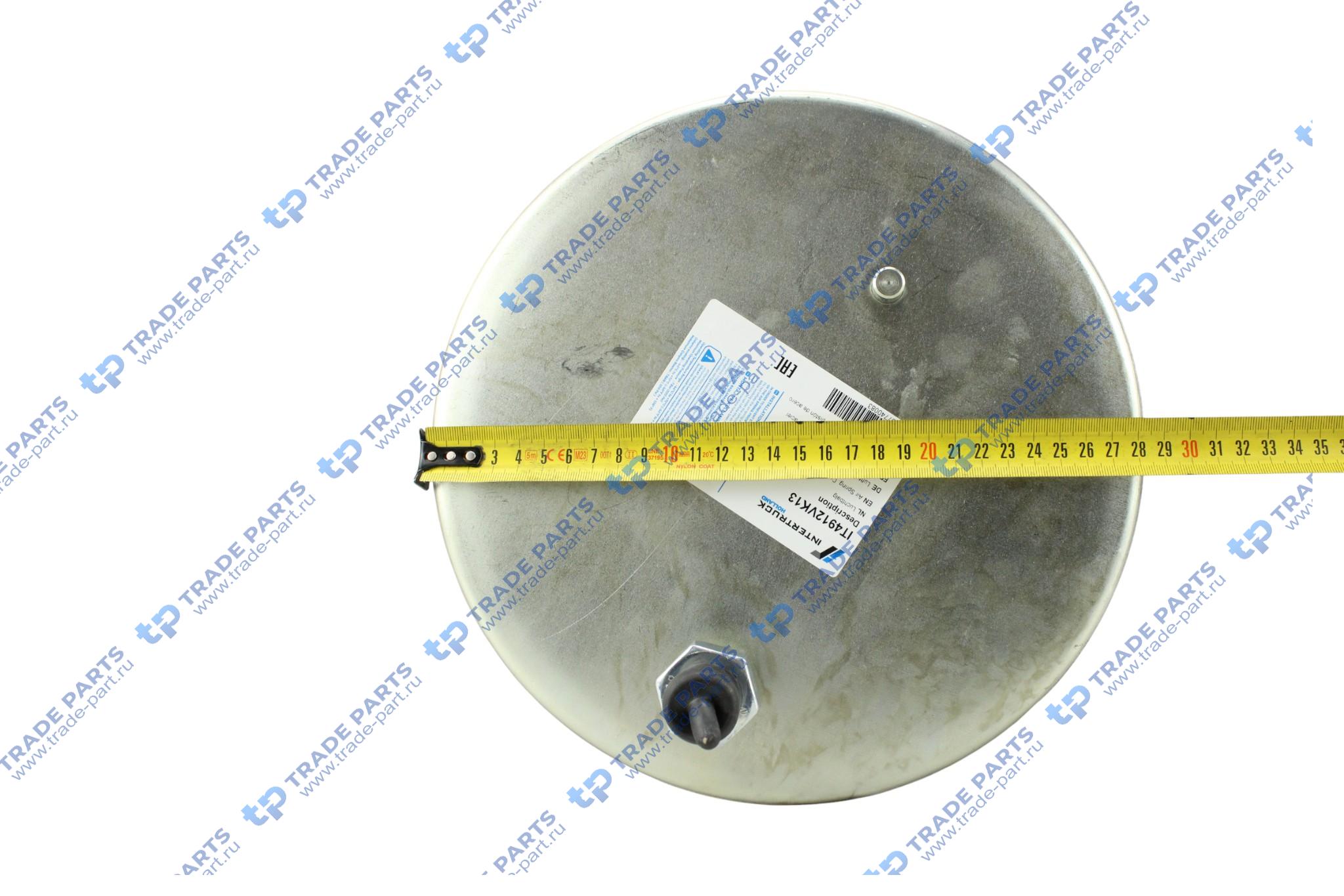 Реальная фотография пневморессора renault (металлический стакан) (1 шп. m12,1 шп.-шт. m16/24х1.5мм)