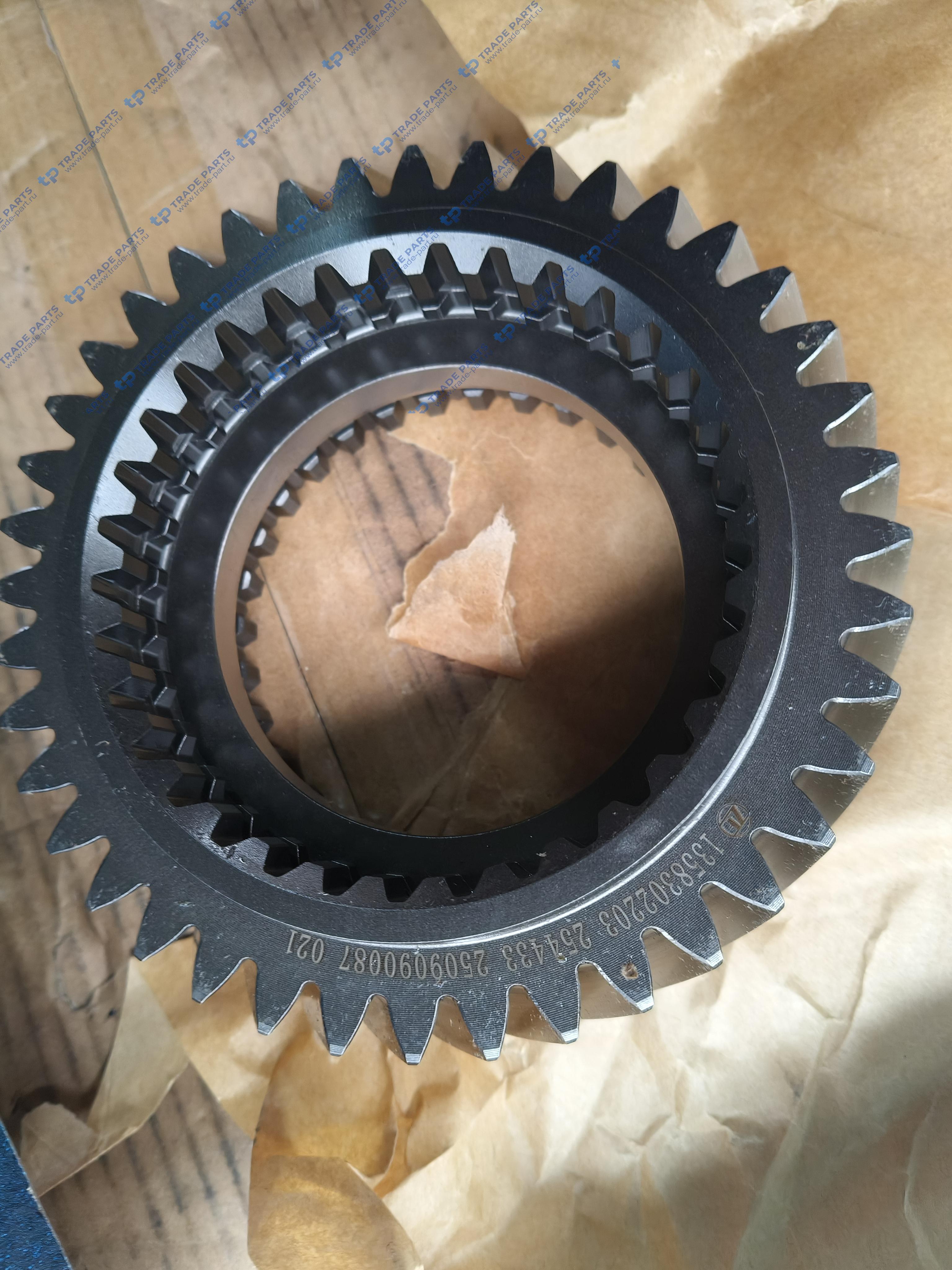 Реальная фотография шестерня первичного вала акпп zf 12tx2620td 1358.302.203 качество о