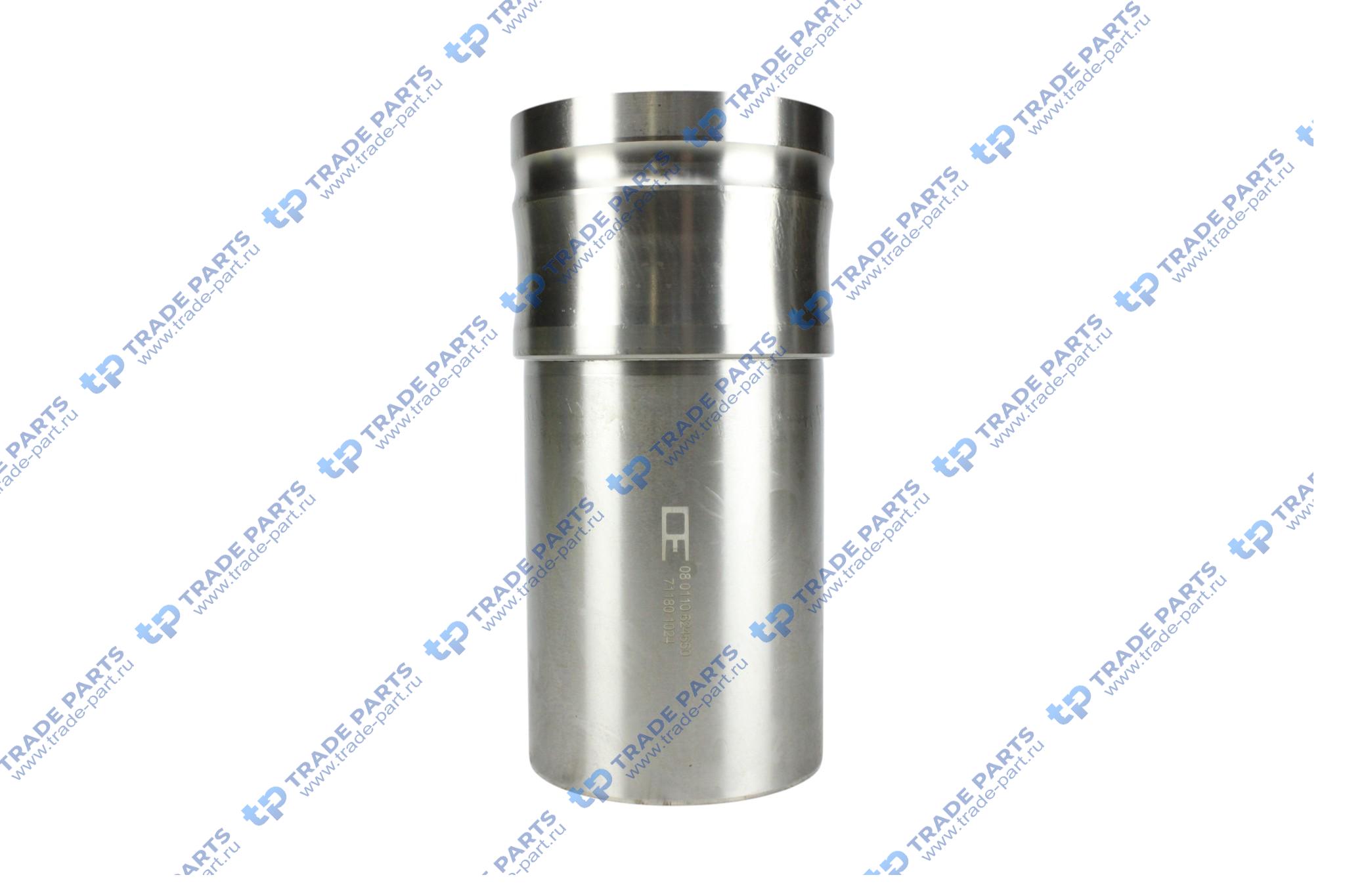 Реальная фотография гильза цилиндра без упл. кол. d=124/h+f=101.9+1.5/l=279.5 rvi magnum