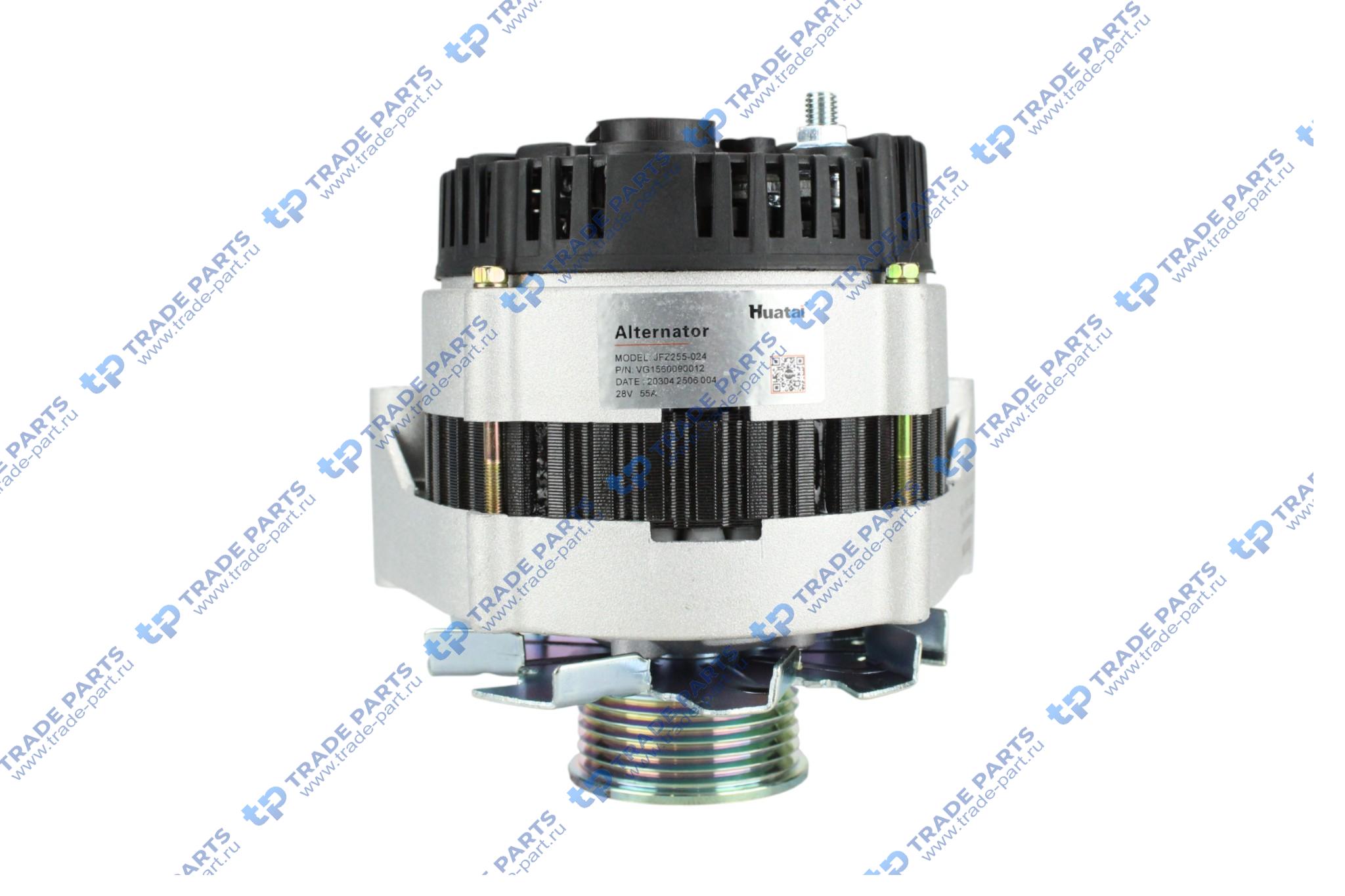 Реальная фотография генератор 28v  55a  6pk wd615 евро 3 huatai