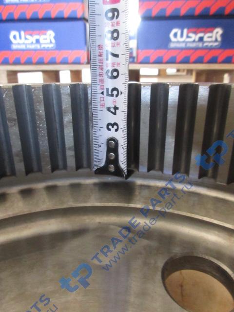Реальная фотография шестерня солнечная бортового редуктора 45 зубов 57 шлицов под 3 сателита liugong clg835,clg836