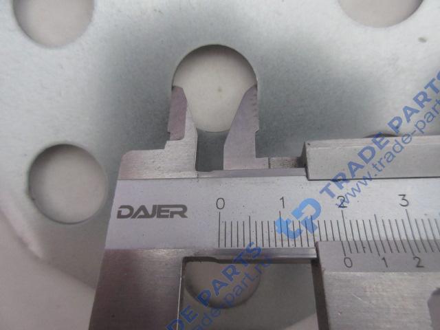 Реальная фотография шайба балансира стопорная 6 угольная, 7 отверстий, d18 shacman x3000, x5000