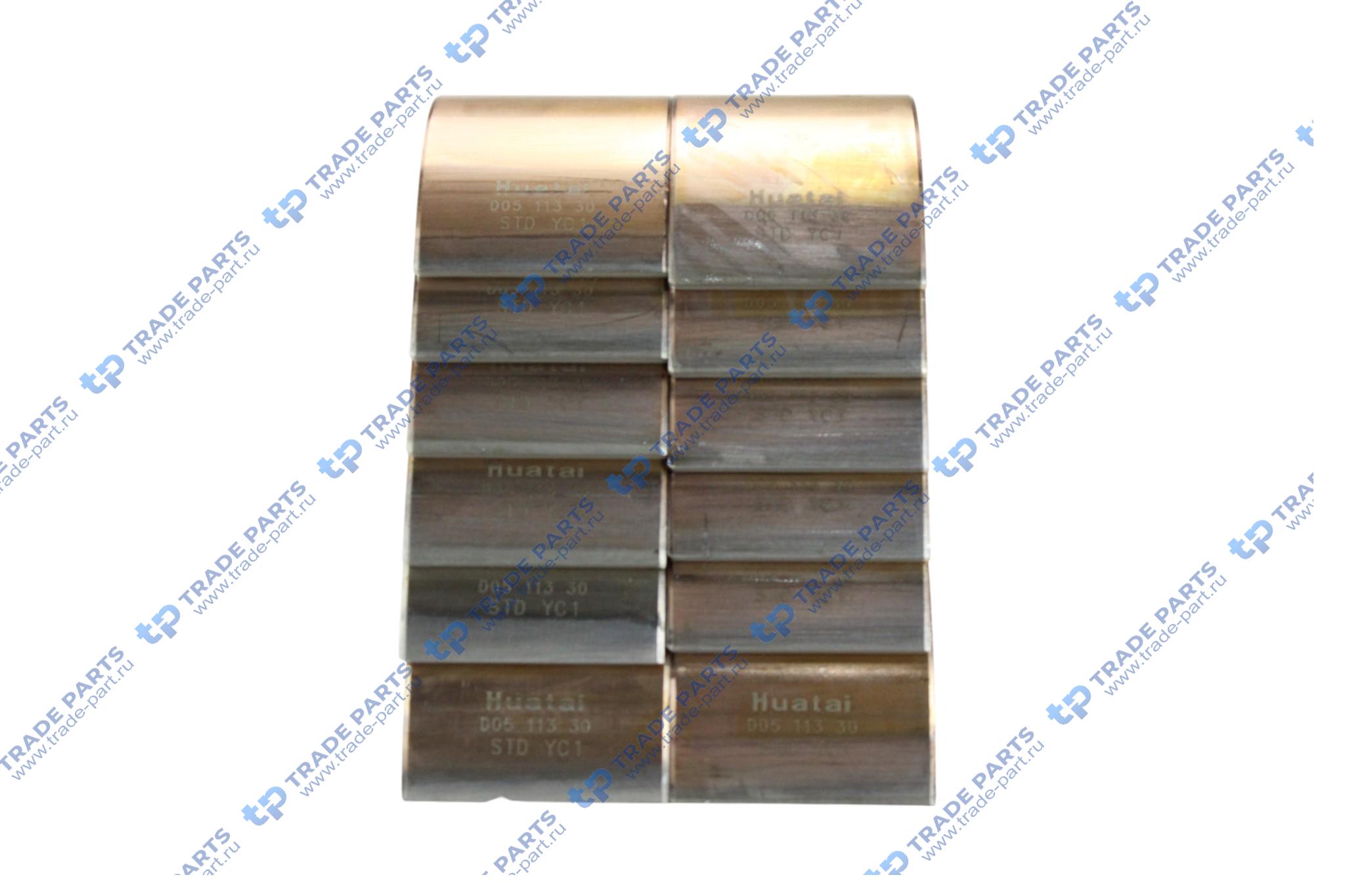 Реальная фотография вкладыши шатунные shanghai d6114b d05-113-30 huatai