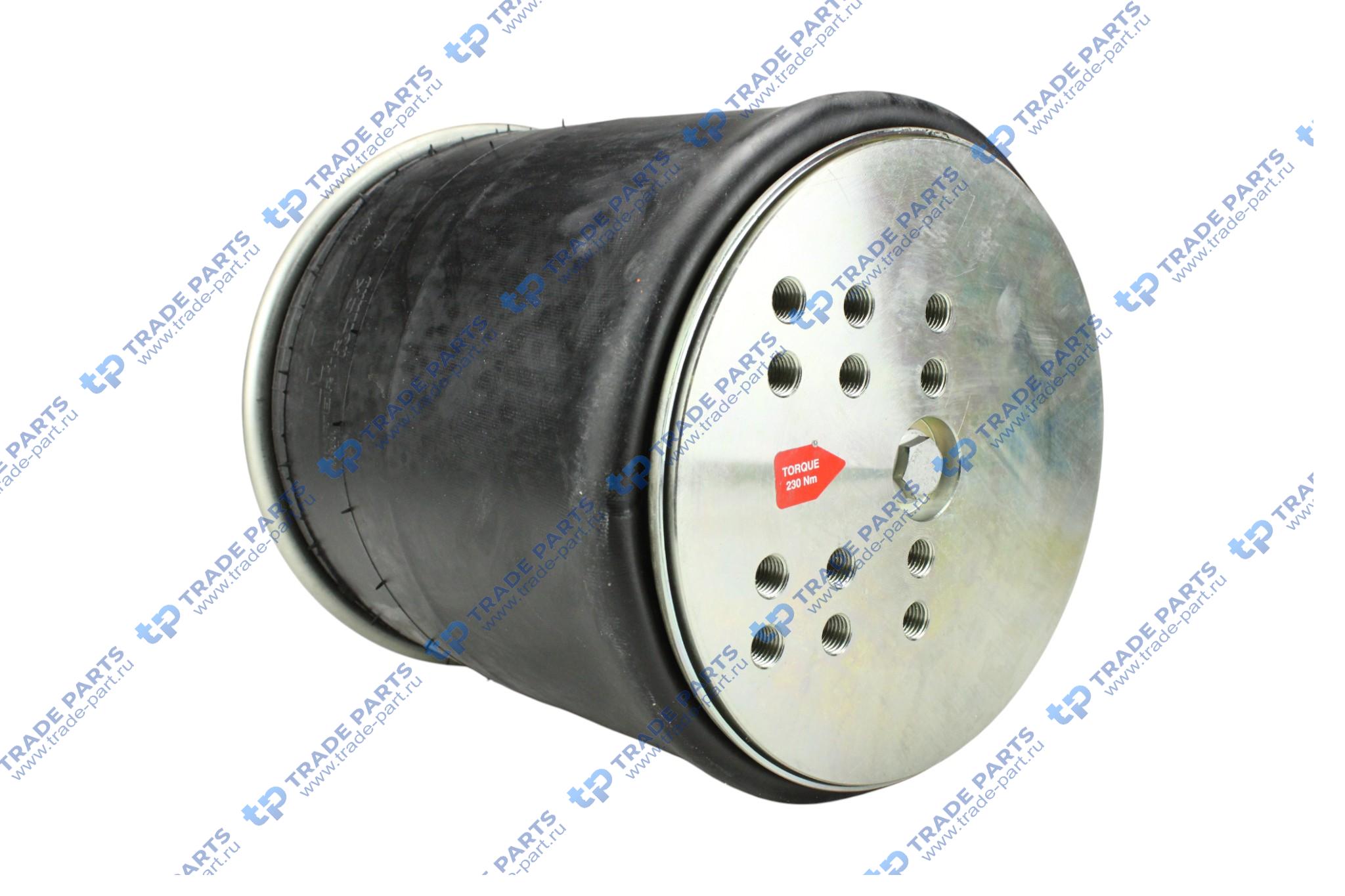 Реальная фотография пневмобаллон bpw 36 в сборе (металл. стакан)