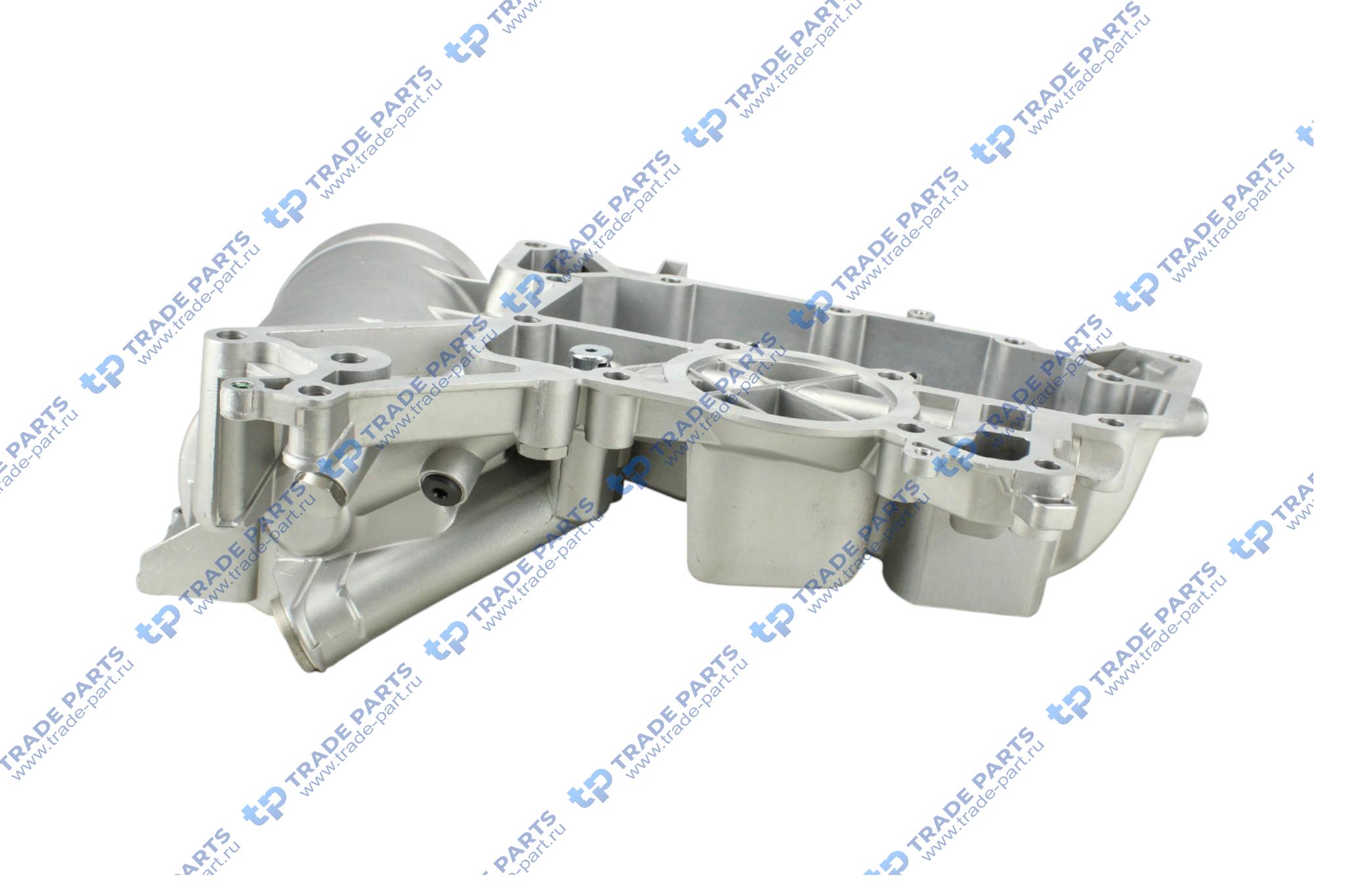 Реальная фотография корпус масляного радиатора mb actros eng.om501 la