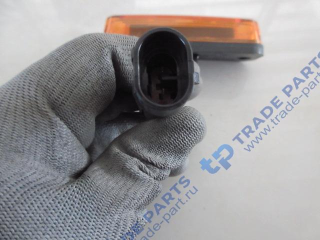 Реальная фотография фонарь аварийного знака автопоезда shacman x6000 желтый