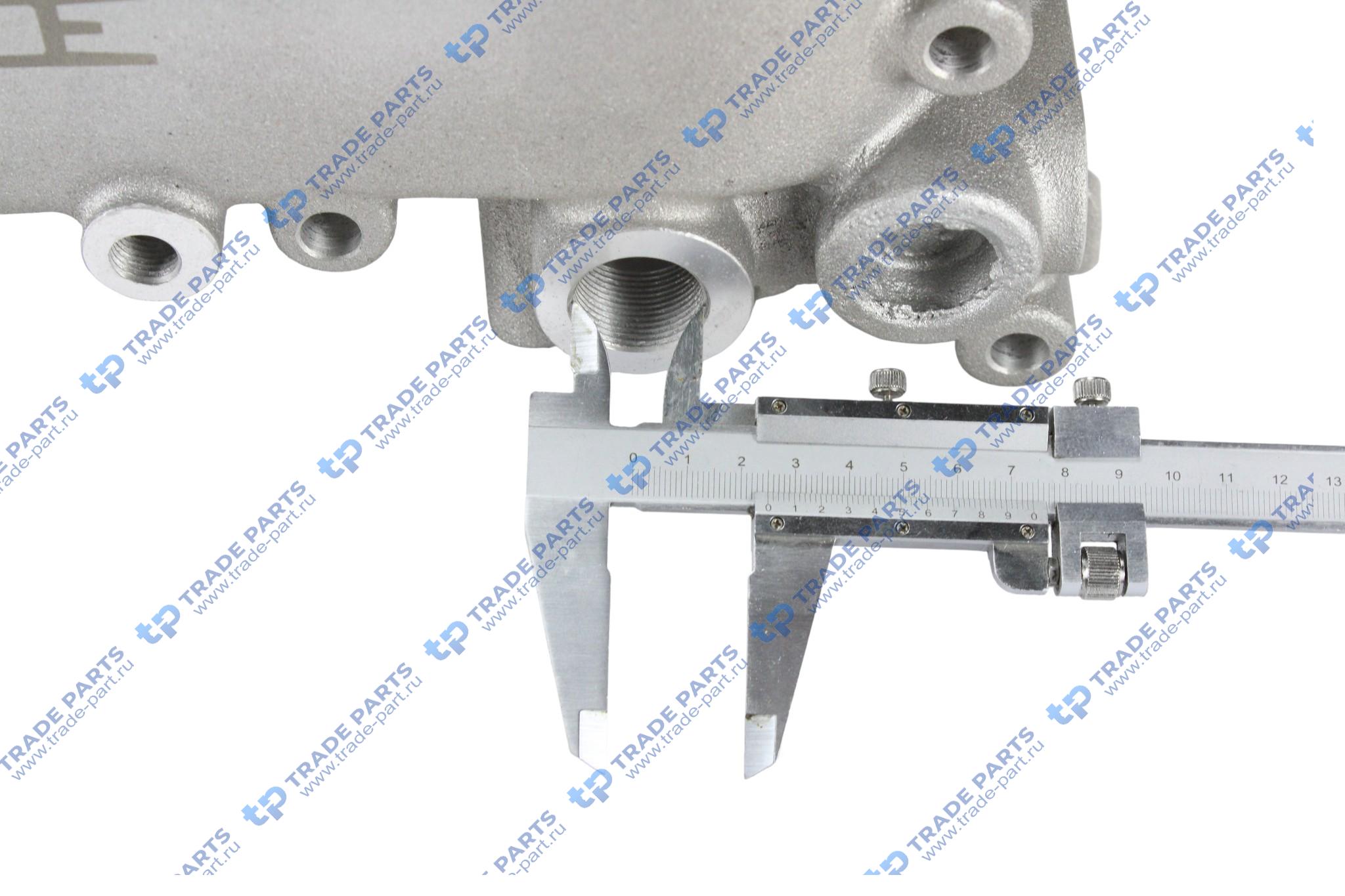 Реальная фотография корпус масляного радиатора mb om 401/402 la om 441/442 /a/la