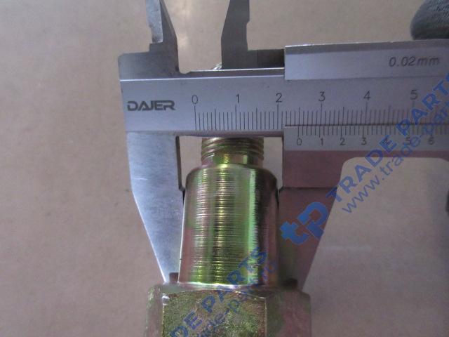 Реальная фотография болт м24х330 мм крепления передней правой рессоры и цилиндра подъема кабины sitrak c7hmax качество о