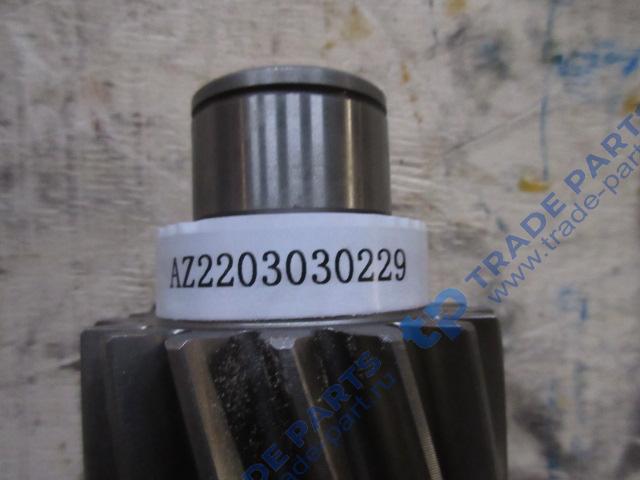 Реальная фотография промежуточный вал кпп hw25712 для howo t5g левый в сборе качество о