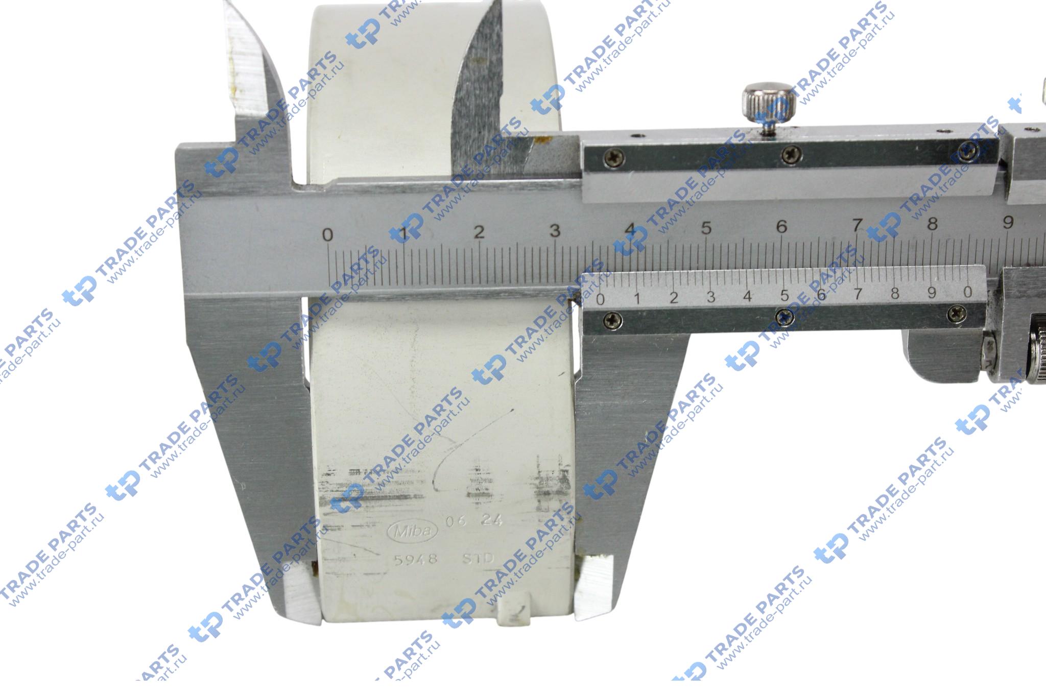 Реальная фотография вкладыши коренные двс std, пара, для моторов man d2066/d2676/d2866/d2876 mb om407/427/447/409/429