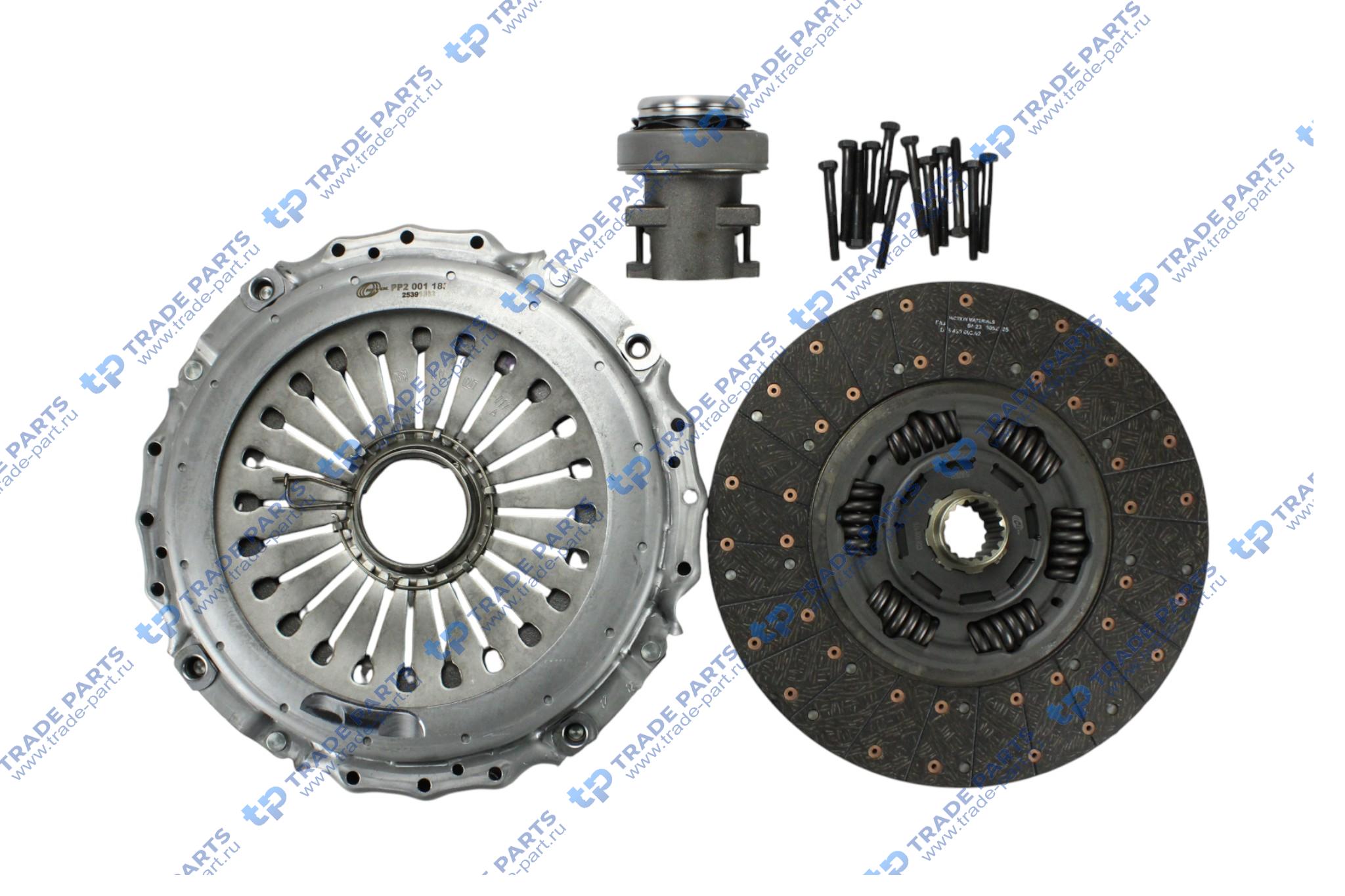 Комплект сцепления OM471 G230-16, G260-16 MANUEL Mercedes Actros MP4/MP5 AROCS (EURO 6) 3342,4142