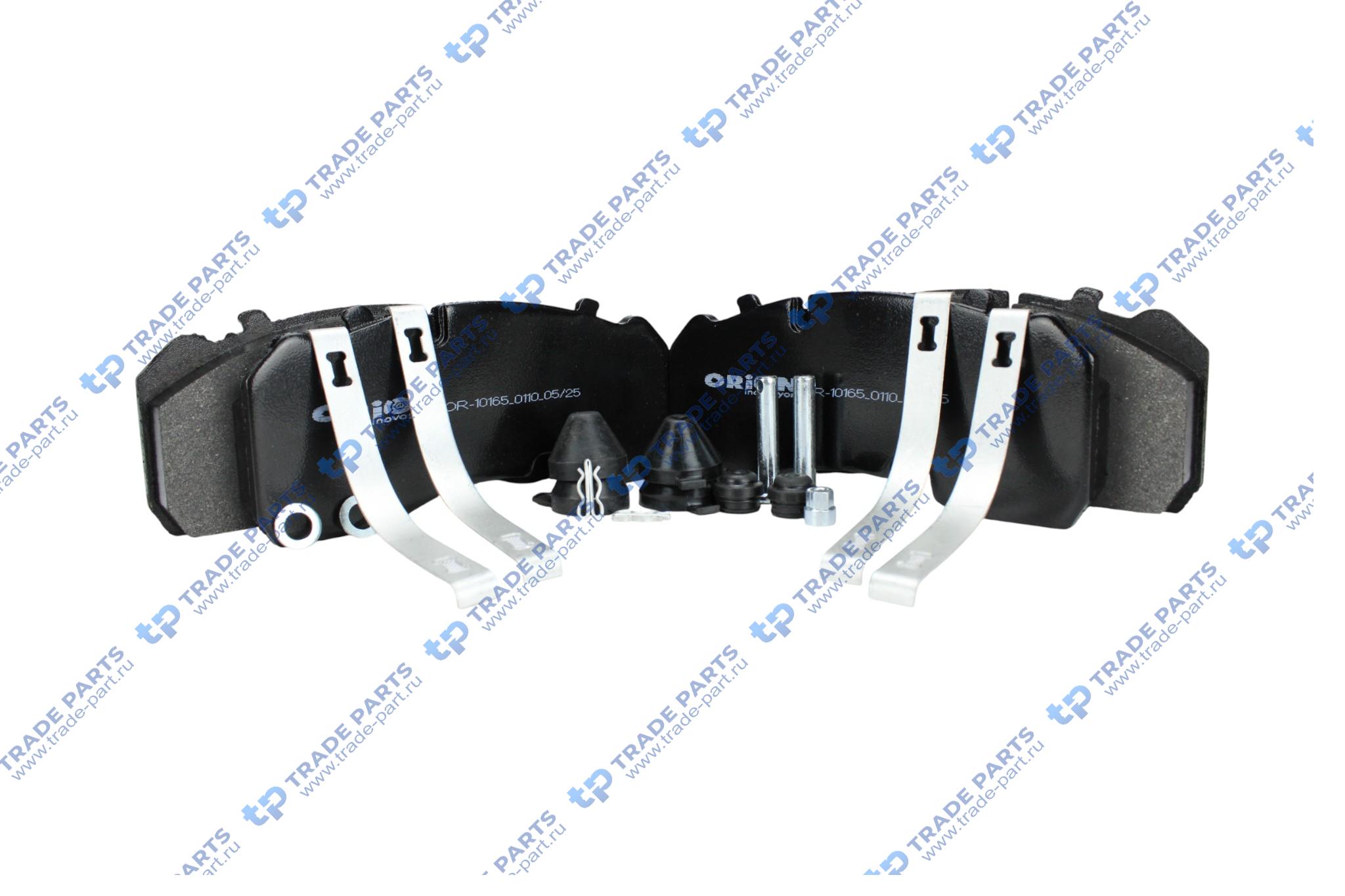 Колодки тормозные 29165 BPW (с выточкой под датчик АБС,KNORR SB3745) (211x93x30)(4шт.) пр-во ТУРЦИЯ