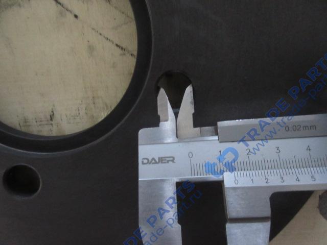 Реальная фотография суппорт (диск в комплекте) стояночного тормоза фронтального погрузчика sdlg 933 4110000499001