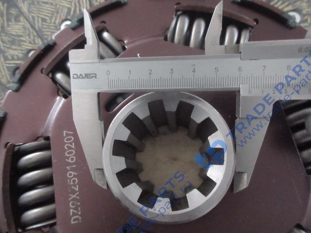 Реальная фотография диск сцепления d=430 втулка d=52.5, z=10 wp13 x3000