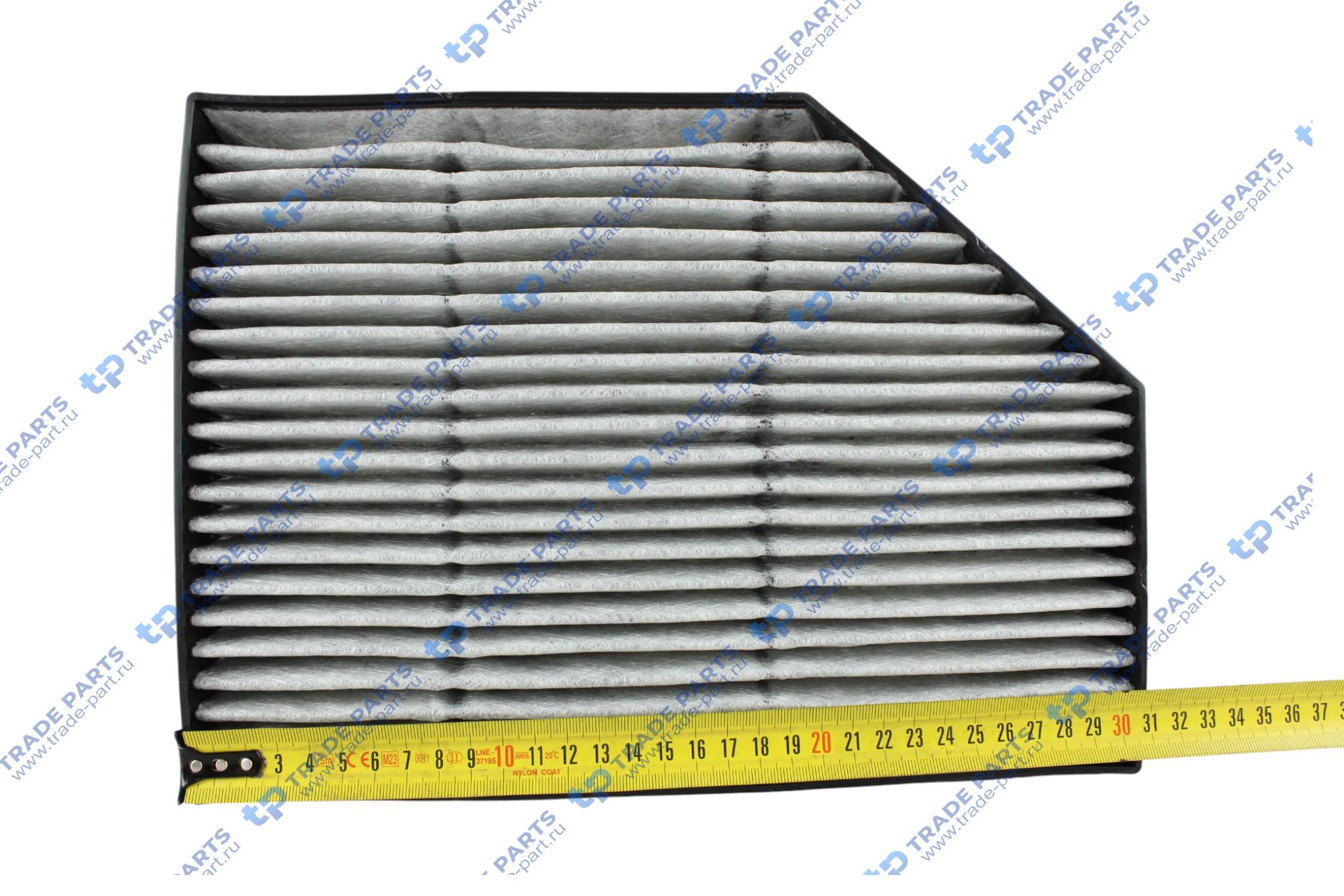 Реальная фотография фильтр воздушный салона угольн. l=226 mm, b=312 mm, h=37,5 mm\ mb actros mp4